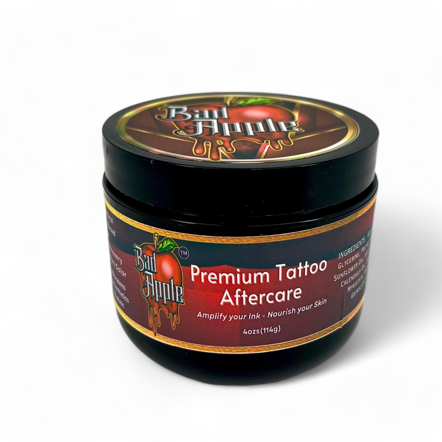 Premium Tattoo Aftercare 4oz All Natural Bad Apple